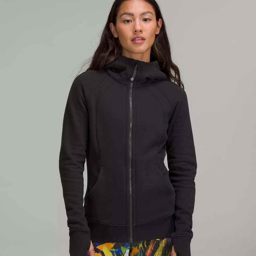 Lululemon Black Scuba Full-Zip Hoodie